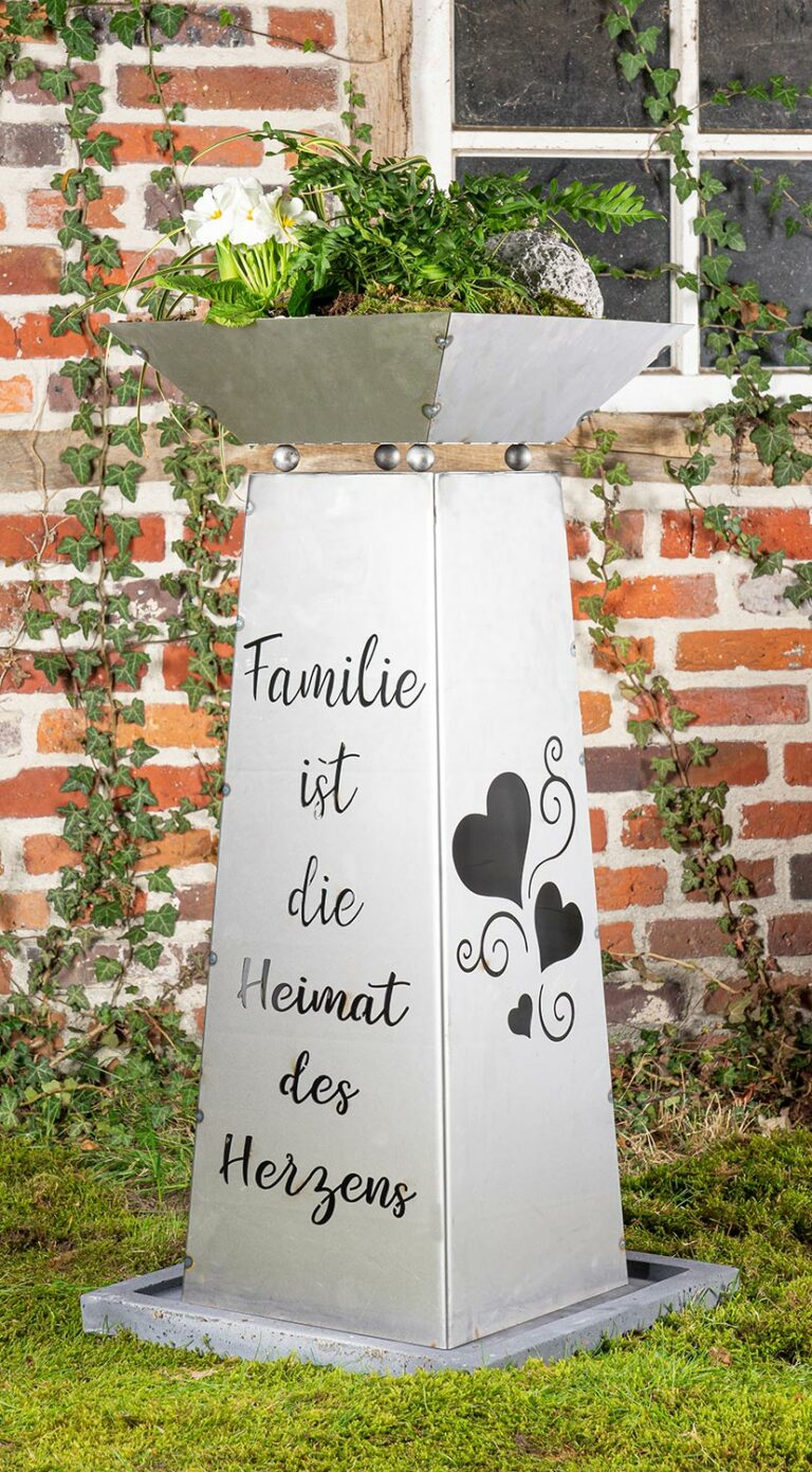 Pflanzsäule “Familie” (groß) Kolstad Feuertonnen